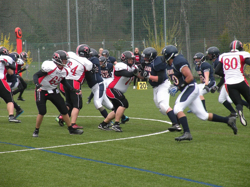 St. Gallen Bears - Midland Bouncers 05. April 2014