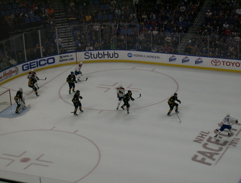 Montreal Canadiens @ Buffalo Sabres am 13.10.2016